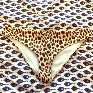 VS Leopard Print Swim Bottoms